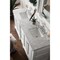 James Martin Vanities De Soto 72in Double Vanity, Bright White w/ 3 CM Carrara Marble Top 825-V72-BW-3CAR - alternate 4